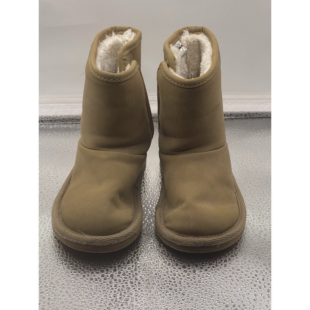 Girl Infant Size 5 Chestnut Uppers BOOTS Faux Fur Target